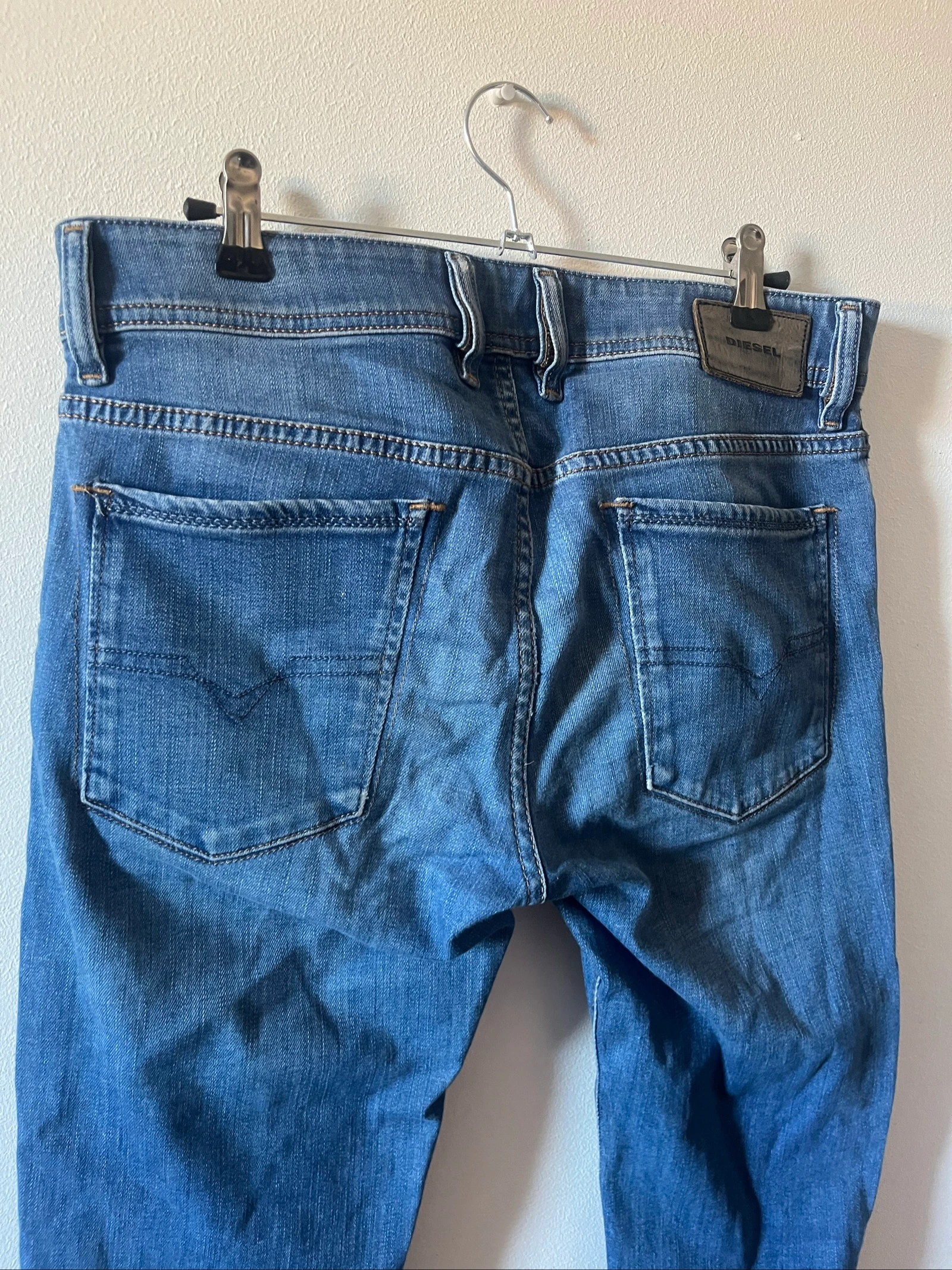 ✂ Jeans DIESEL slim stretch masculino • W30 • Denim azul • Muito bom estado – photo 6